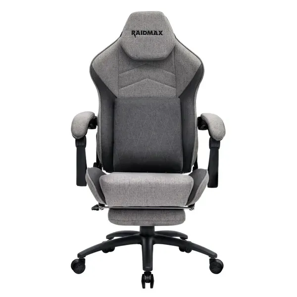 Gaming Chair, Fabric, Up to 150kg, Grey, RAIDMAX Drakon DK719-GY Gaming Chair, Fabric, Up to 150kg, Grey, RAIDMAX Drakon DK719-GY