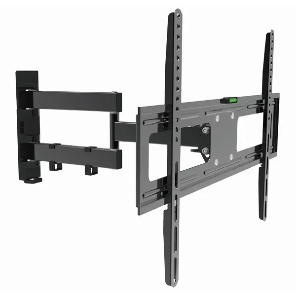 UNITRONIC UWM-3280/3 Wall-Mount 32” to 80” TV Bracket, Tilting, Swiveling, Max 50Kg, 2*Arms, Extending, Max Ext 470mm, Black