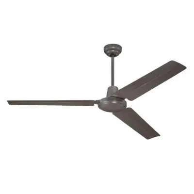 42cm Ceiling Fan, 62W, 3*Blades, Steel blades, Black