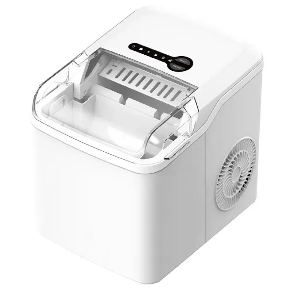 Ice-Cube Maker, 12 kg/24hr, 1.2 L Tank, LCD, 150 W, White – Ayco AIM‑1001