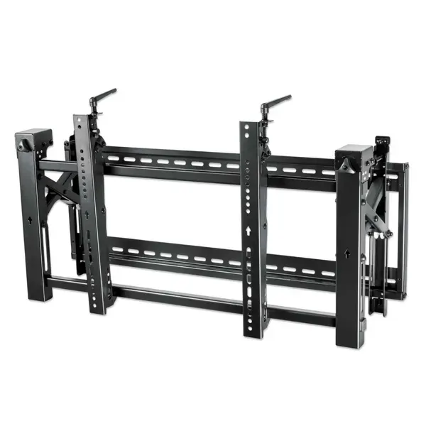 MANHATTAN 461719 Wall-Mount 45″ to 70″ TV Bracket, Tilting, Max 70Kg, Pop-Out-Extension, Max Ext 306mm, Black