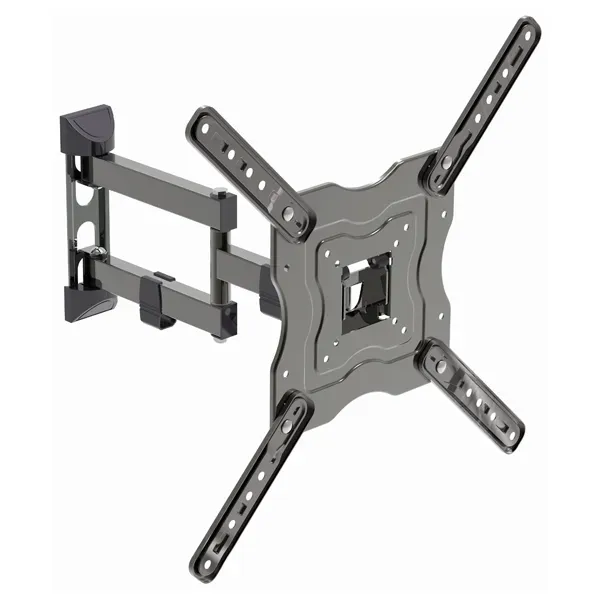 UNITRONIC UWM-2350/3 Wall-Mount 23” to 50” TV Bracket, Tilting, Swiveling, Max 20Kg, 2*Arms, Extending, Max Ext 390mm, Black