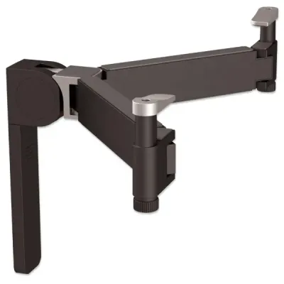 MANHATTAN 460743 Wall-Mount Set-Top Box Bracket, Max 8Kg, Heavy-Duty, For housings from 24 to 65 mm, Black