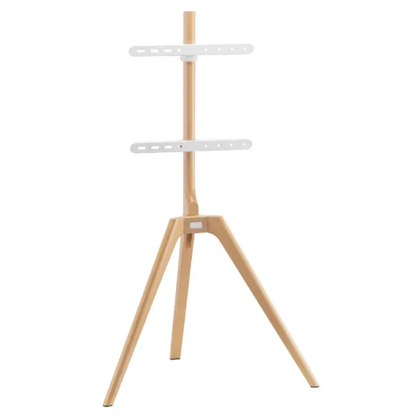 JOLLYLINE DTM-3270 Tripod-Mount 32″ to 70″ TV Bracket, Fixed, Max 40Kg, Height Adjustable, Beige, H133.5xW76.5xD54.0 cm