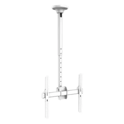 JOLLYLINE TCM-3280 Ceiling-Mount 32” to 80” TV Bracket, Tilting, Swiveling, Max 50Kg, Max Ext 910mm, Silver