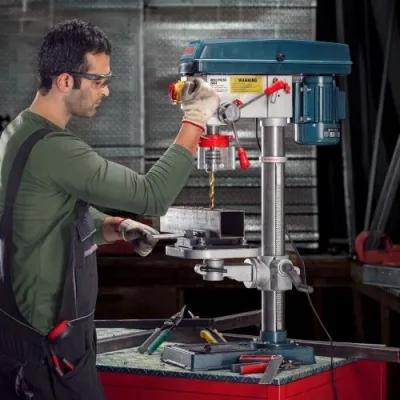 Ronix 2604 550W Electric Drill Press 16-Speed 16mm Chuck – 42kg Bench Drill