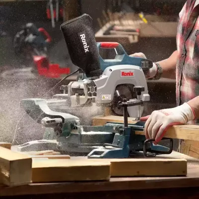 Ronix 5401 1500W Compound Sliding Miter Saw 210mm 5000RPM – 14.5kg Ronix 5401 1500W Compound Sliding Miter Saw 210mm 5000RPM – 14.5kg