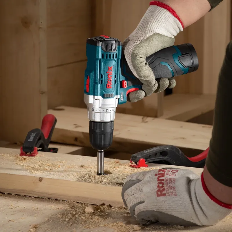 12V cordless, drill driver 10mm-26N.m, RONIX 8613