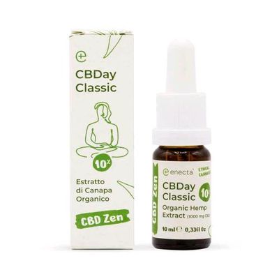 Enecta CBDay Classic CBD Oil 10ml – 1000mg (10%) Full Spectrum CBD