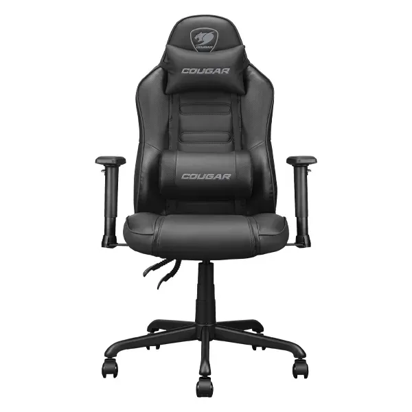 Cougar Fusion-S Gaming Chair – PU Leather, Black