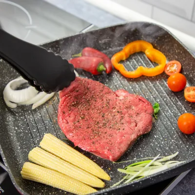 Royalty Line RL-FGN24: Marble Coated Grill Pan - 24cm