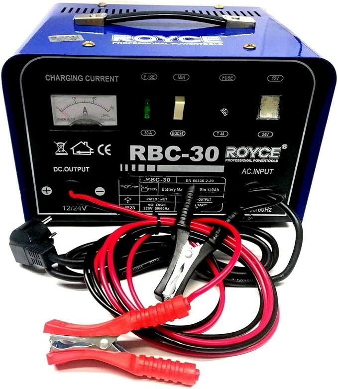 12V/24V Battery Charger AT-9-000, Royce Dual-Voltage Charger
