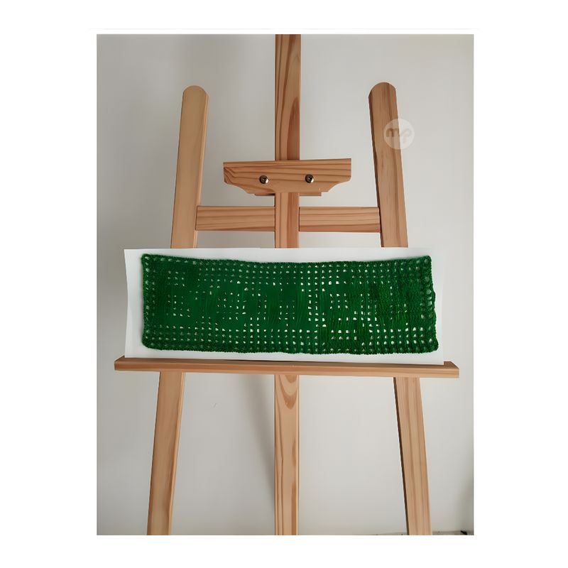 Bongu – Handmade Filet Crochet Art (40x15 cm)