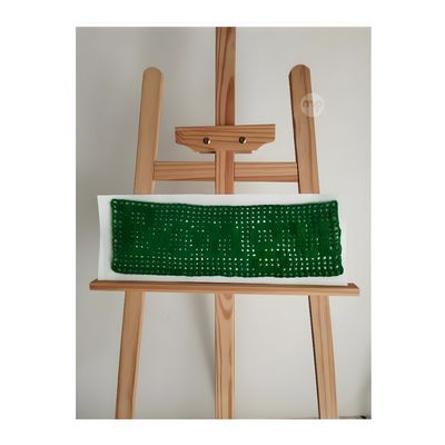 Bongu – Handmade Filet Crochet Art (40x15 cm)