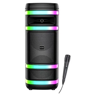40W Portable Bluetooth Speaker with USB/SD, FM & LED Lights 40W Portable Bluetooth Speaker with USB/SD, FM & LED Lights