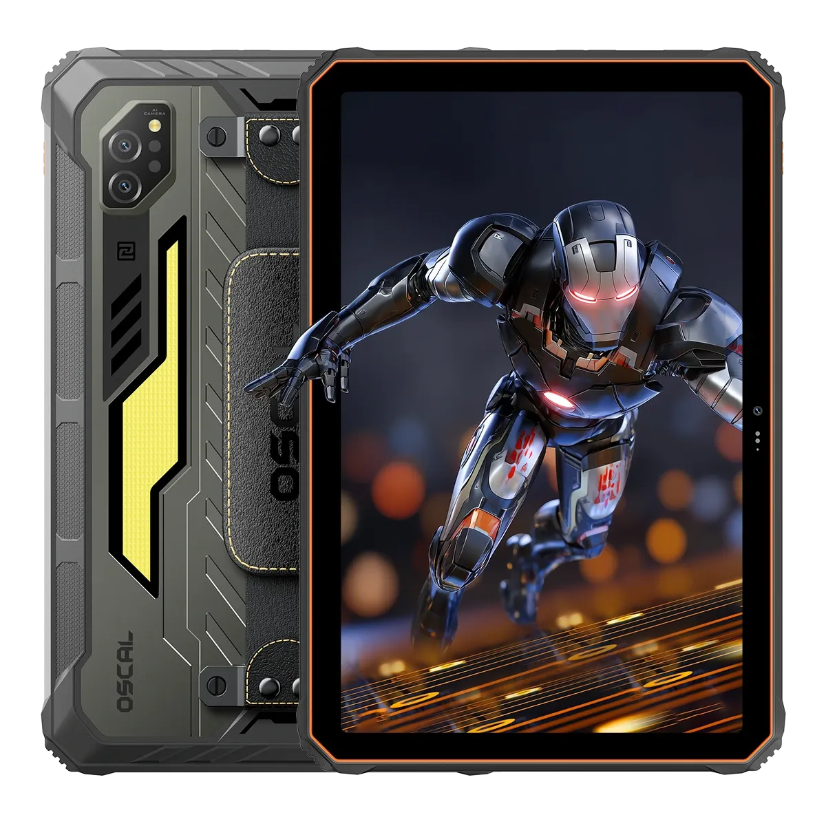 OSCAL Spider 10 11-inch 8+256GB 20000mAh &amp; 1100LM Camping Light 4G Rugged Tablet PC