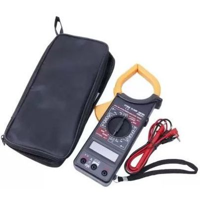 DT266 Digital Clamp Multimeter - AC/DC Voltage, AC Current, Resistance Tester