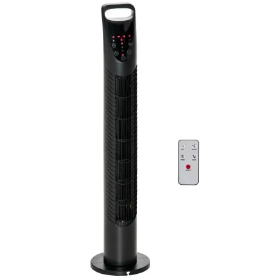 Column Fan 3 Speeds/3 Modes, Remote Control, Oscillation – Black