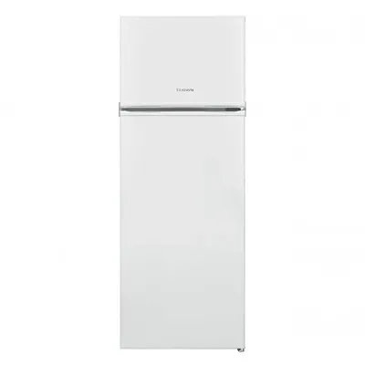 213L Free-Standing Top-Freezer Fridge-Freezer with Static Cooling &amp; Reversible Door, Energy Class E – Crown GN-263E