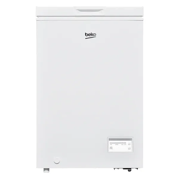 98L Free-Standing Chest Freezer with Freezer Guard Technology, Energy Class F – Beko CF100EWN