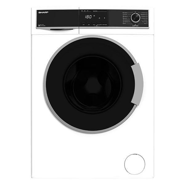 9kg 1200rpm Front-Load Washing Machine with Allergy Smart &amp; Foam Protection – Sharp ES-HFB912AWC
