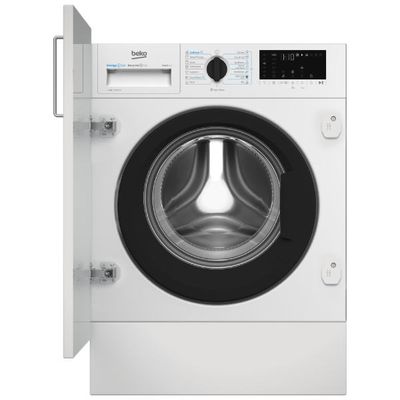 8kg 1400rpm Built-in Integrated Washing Machine with CoolClean, StainExpert &amp; AquaWave – Beko B3WBT681415W