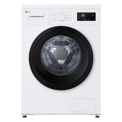 8kg 1400rpm Slim Front-Load Washing Machine with Steam Hygiene Care &amp; Bubble Basket – LG F4NA10S8NWK