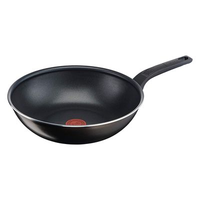 TEFAL B5541902 Extra Cook & Clean 28cm Non-Stick Wok Pan TEFAL B5541902 Extra Cook & Clean 28cm Wok Pan Cookware Aluminum