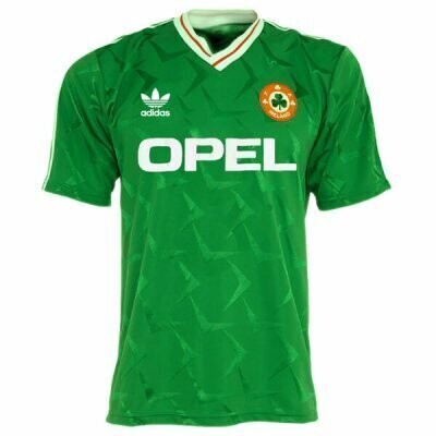 1990 Ireland Home Soccer Jersey (Replica)
