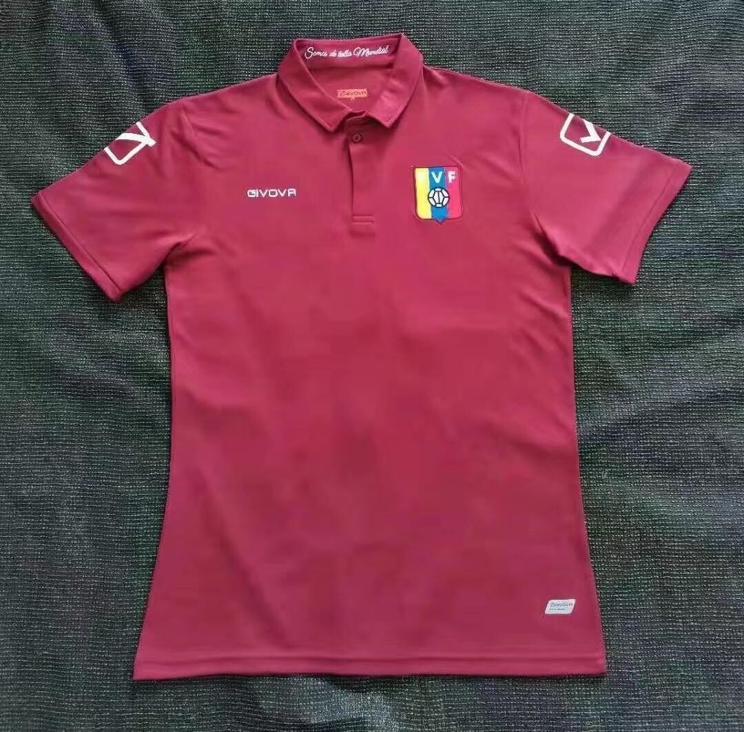Givova Venezuela Home Soccer Jersey Shirt 2021