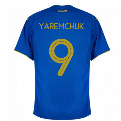 2021 Ukraine Away Soccer Jersey (Yaremchuk 9)