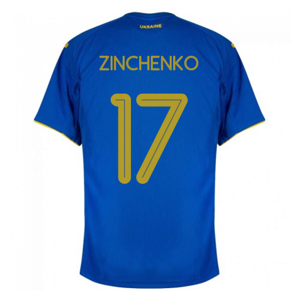 2021 Ukraine Away Soccer Jersey (Zinchenko 17)
