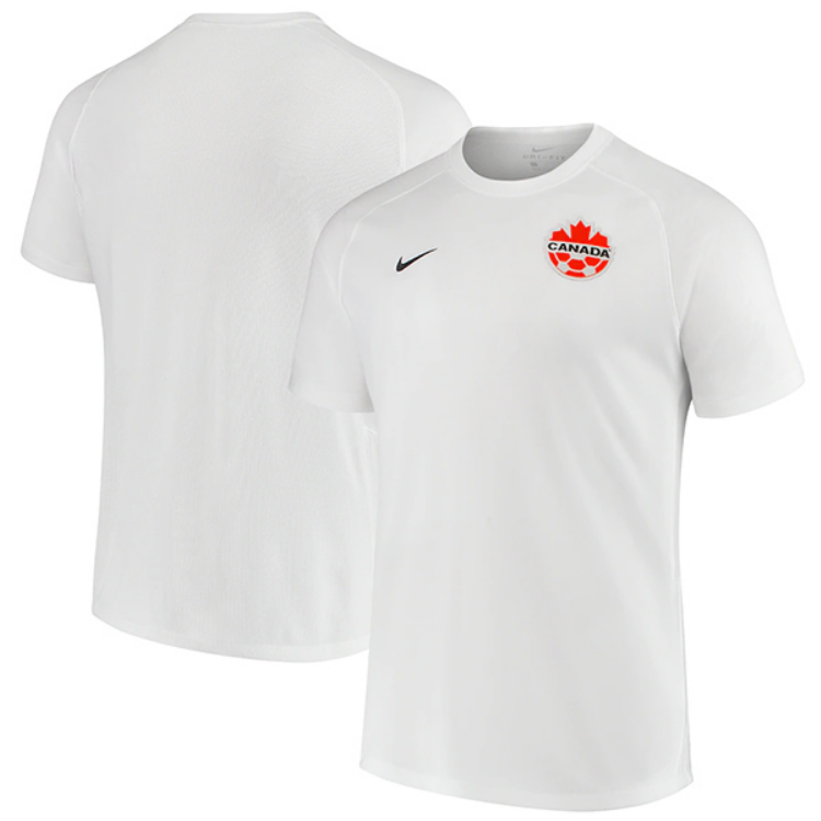 2022 Canada Away Soccer Jersey White