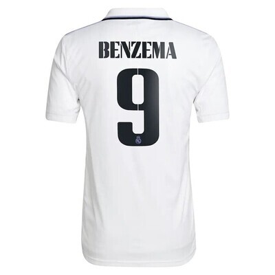 Benzema 9 Real Madrid 22-23 Home Jersey