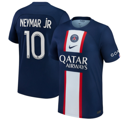 PSG Paris Saint-Germain Neymar Jr Home Soccer Jersey 22-23