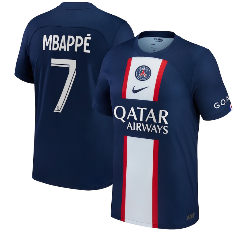 PSG Mbappé Home Soccer Jersey 22-23