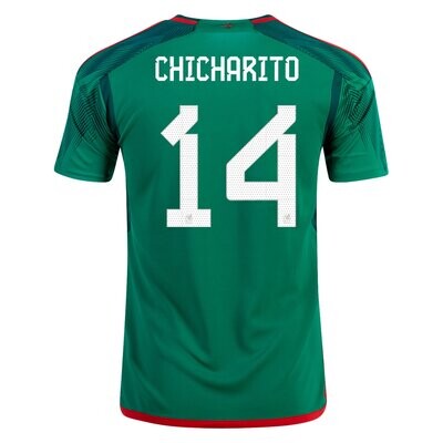 Mexico Home World Cup Jersey 2022 CHICHARITO 14