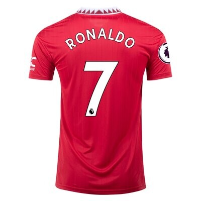 Ronaldo 7 Manchester United Home Soccer Jersey 22-23