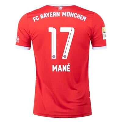 Sadio Mane Bayern Munich 22-23 Home Jersey