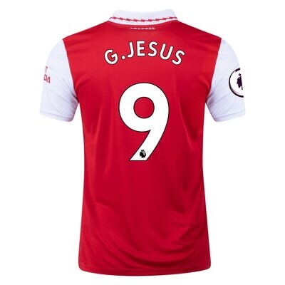 Arsenal 22-23 Home Red Soccer Jersey Gabriel Jesus