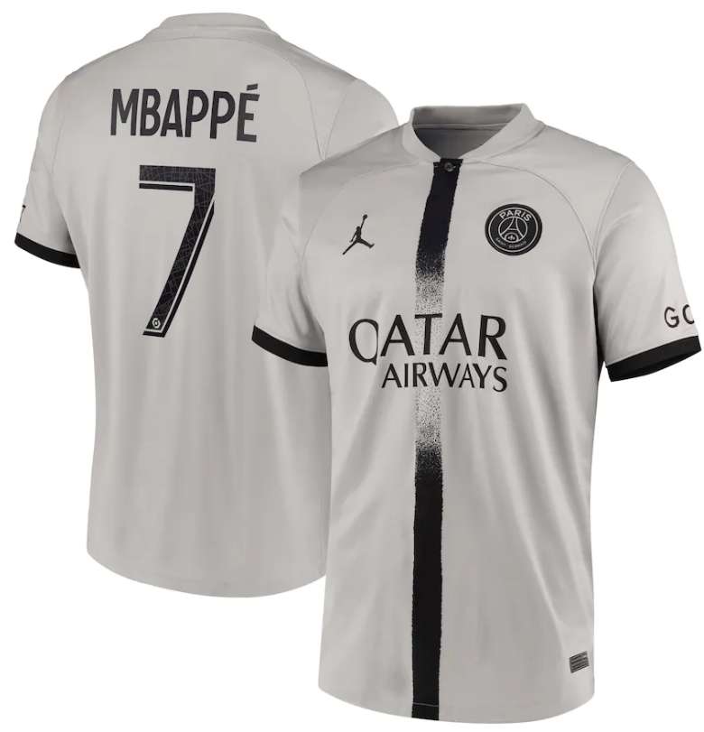 PSG Mbappé Away Soccer Jersey 22-23