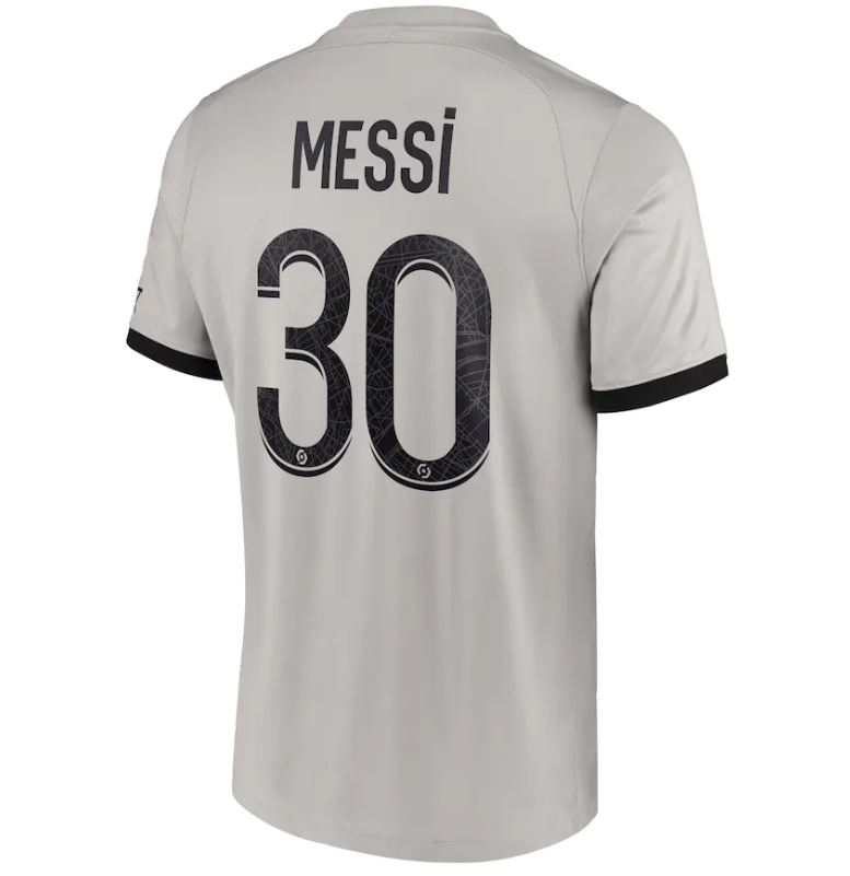 PSG  Messi 30 Away Soccer Jersey 22-23