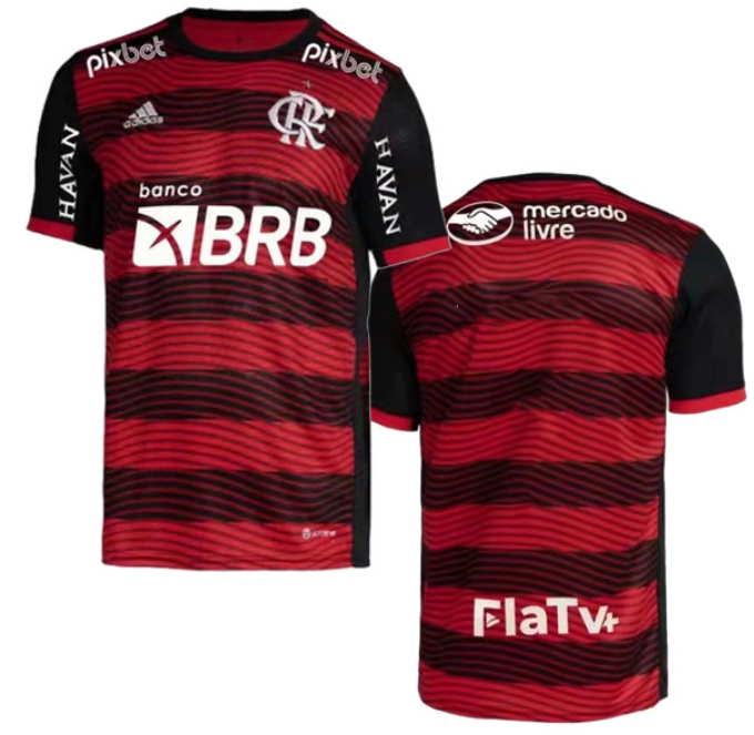 Flamengo 22-23 Home Jersey All Sponsor