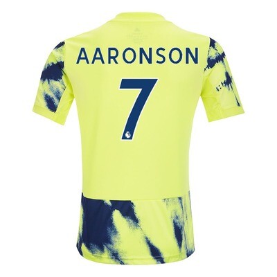 Leeds United 22-23 Away Soccer Jersey AARONSON 7