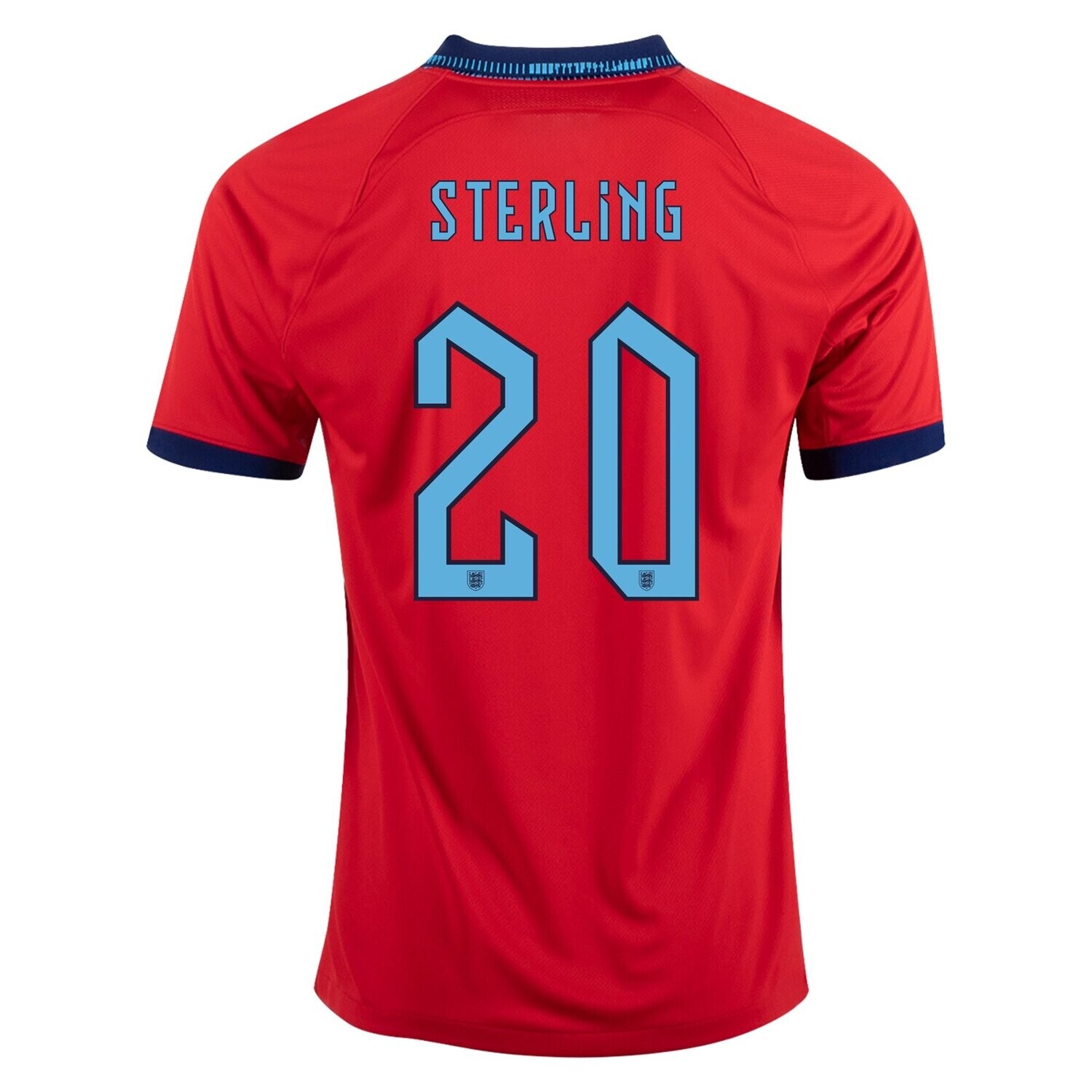 England 2022 Away World Cup Jersey Raheem Sterling #20