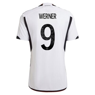 Germany World Cup Home Soccer Jersey 2022 Werner #9