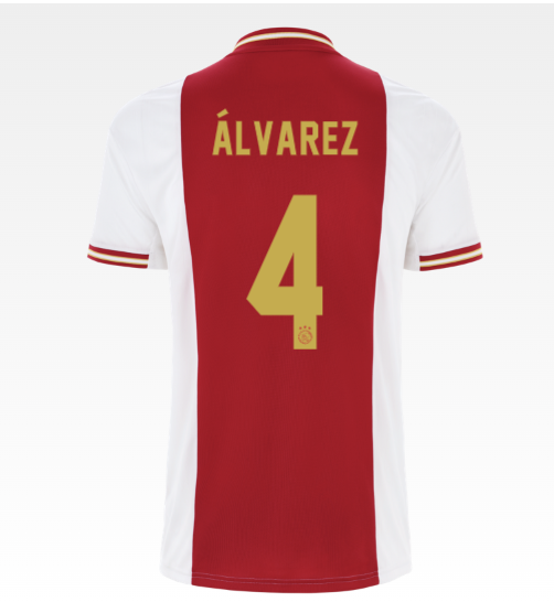 Ajax 22-23 Home Soccer Jersey Shirt Álvarez 4