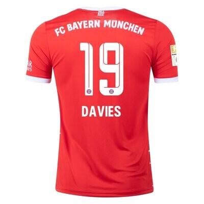 Alphonso Davies Bayern Munich 22-23 Home Jersey