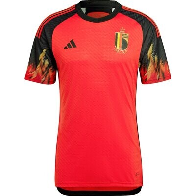 Belgium 2022 World Cup Home Soccer Jersey Player Version (EURO SIZING)