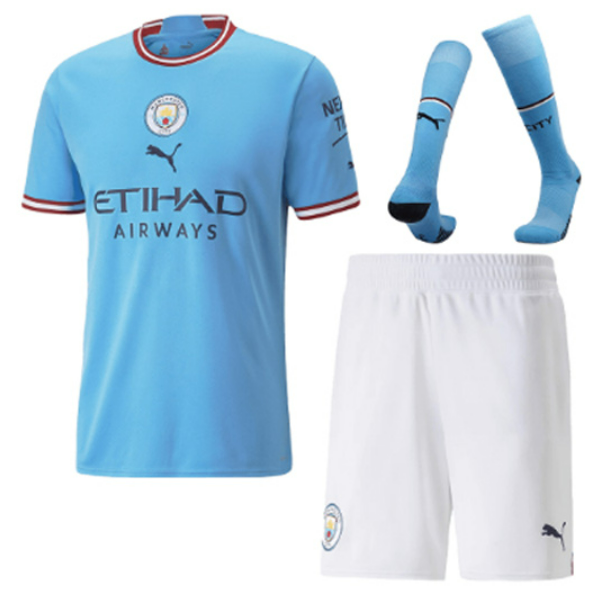 Manchester City 22-23 Home Men Full Kit (Shirt + Short +Sock)